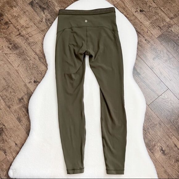 Lululemon Principal Dancer Golden Lining High Rise Tight Armory 28” Size 4 - Picture 4 of 10